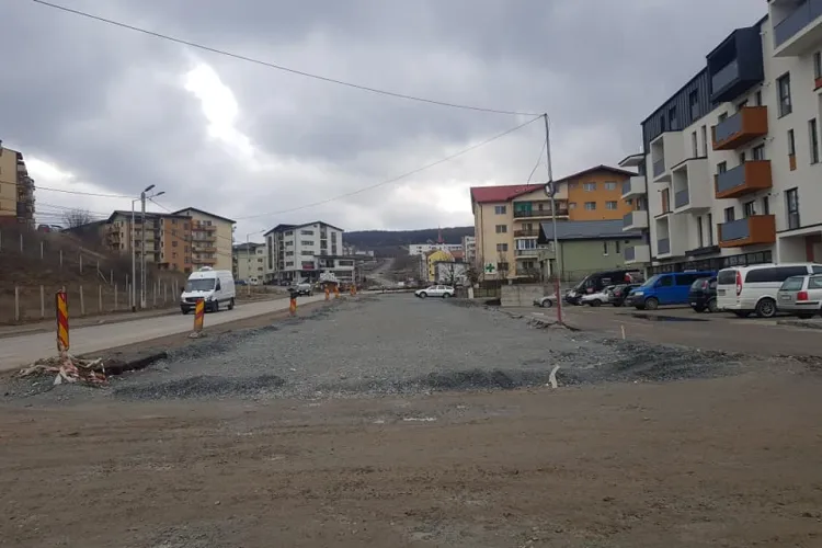 Strada Eroilor din Florești va fi terminată în vară - FOTO