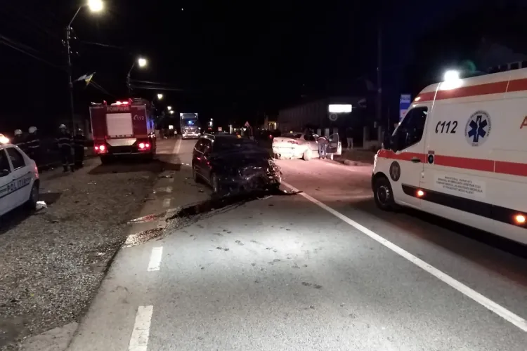 Accident cu trei victime pe un drum din Cluj. Un șofer BEAT la volan a intrat pe contrasens