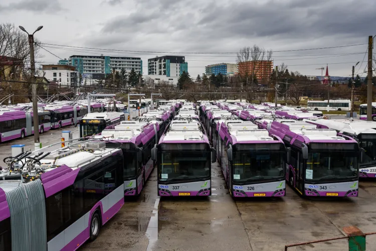 Compania de Transport Călători Cluj dezinfectează autobuzele
