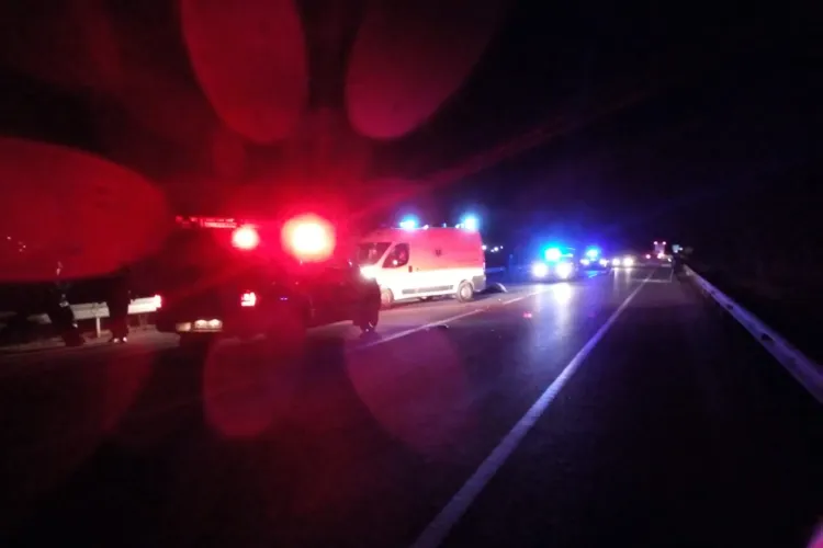 Accident mortal la Gherla! Un biciclist căzut pe strada a fost SPULBERAT de o mașină FOTO/VIDEO 