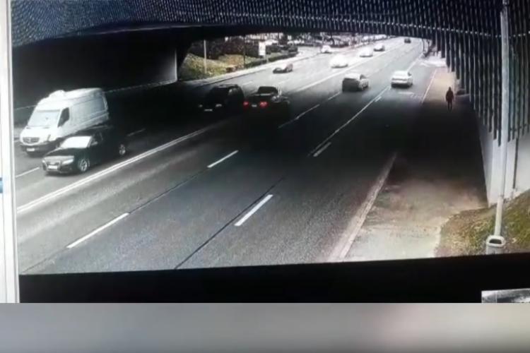 Cum s-a produs accidentul de miercuri, de pe Calea Florești - VIDEO