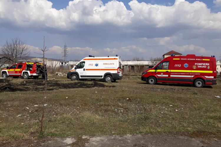  Clujean găsit mort pe câmp la Dej, în timpul unui incendiu de vegetație FOTO