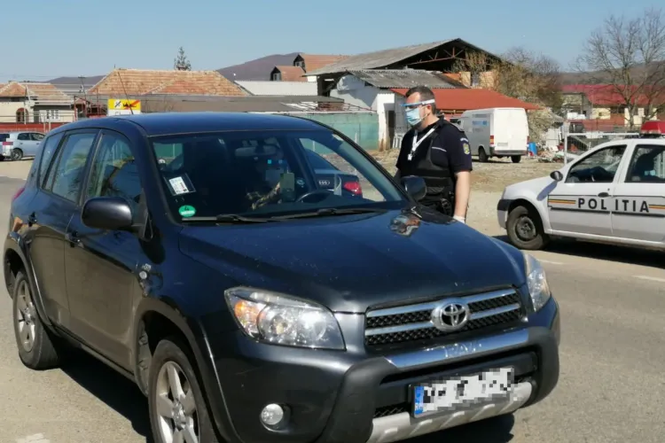 CLUJ: Razie de amploare în mediul rural. Câte amenzi s-au dat pentru nerespectarea restricțiilor de circulație