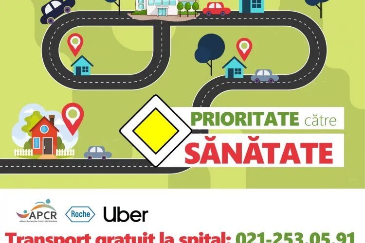 Bolnavii cronici din Cluj au transport gratuit la spitale cu Uber