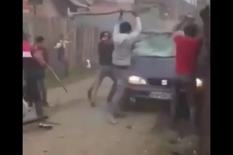 Scandal in Săcele, Brașov. Romii s-au măcelărit între ei - VIDEO