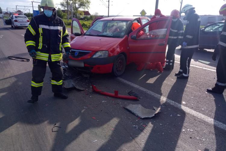 Accident cu o victimă la Jucu. Traficul e restricționat pe sensul Cluj - Gherla FOTO