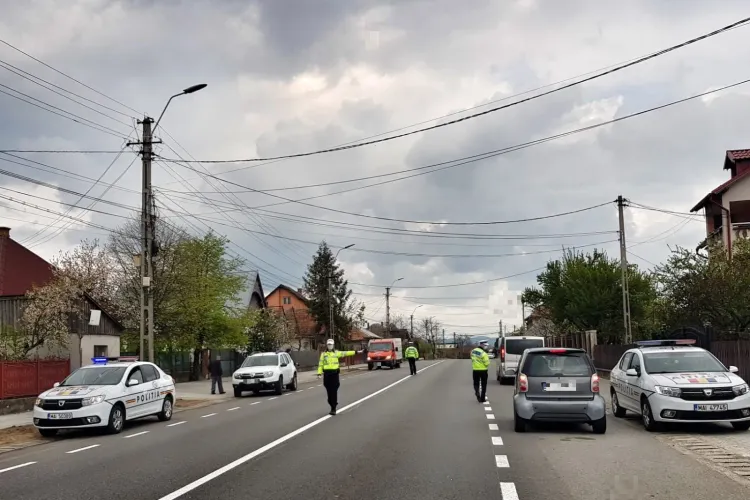 Razie de 1 mai la Huedin. Câte amenzi s-au dat în doar două ore FOTO