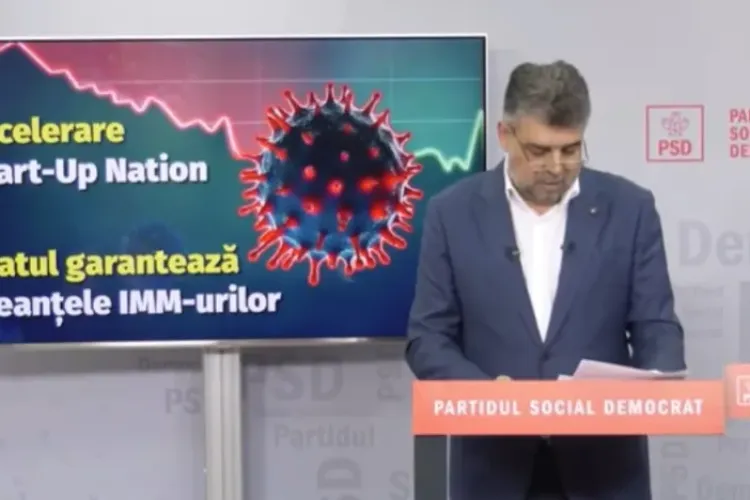 Șeful PSD, Marcel Ciolacu, la un pas de leșin în timpul unei conferințe de presă VIDEO