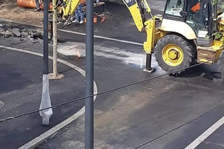 Este spartă prima stradă smart din Cluj, Molnar Piuariu, înainte de inaugurare - FOTO