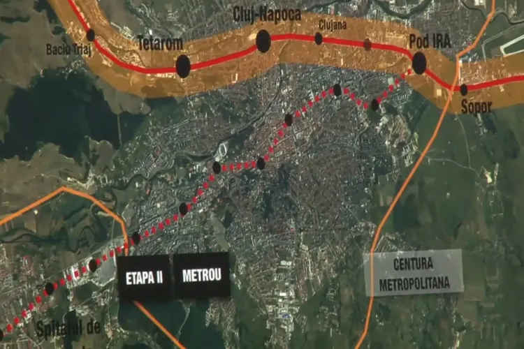 Metroul Cluj va avea 20 de kilometri și pornește din Florești și va fi unul de suprafață, până în Mănăștur