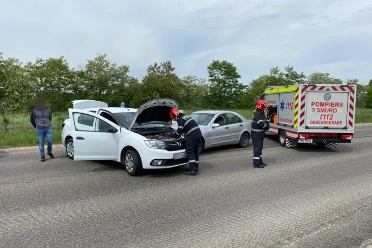 Accident cu două victime la Topa Mică FOTO