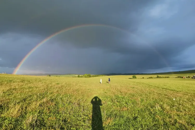 Super curcubeu la Cluj! Vine vremea bună? - FOTO