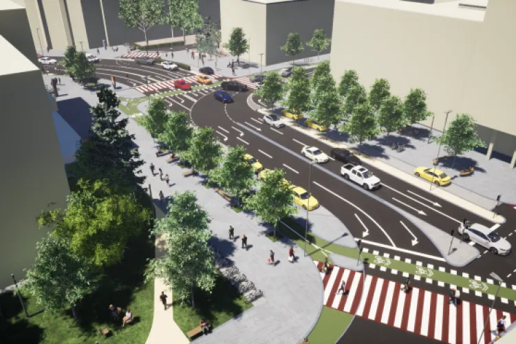 Au început lucrările de modernizare în Piața Blaga și pe străzile adiacente. Când vor fi gata