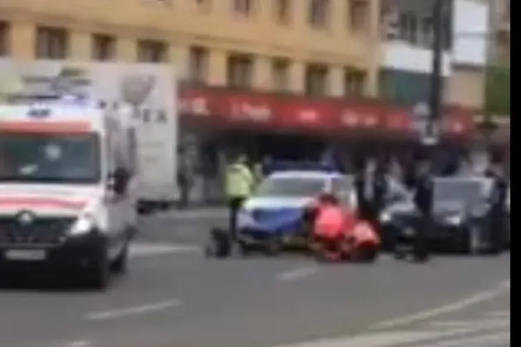 Pieton lovit de mașină în zona Gării din Cluj-Napoca FOTO
