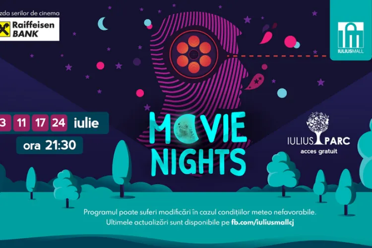 Al treilea sezon „Movie Nights” din Iulius Parc începe cu un film de Oscar