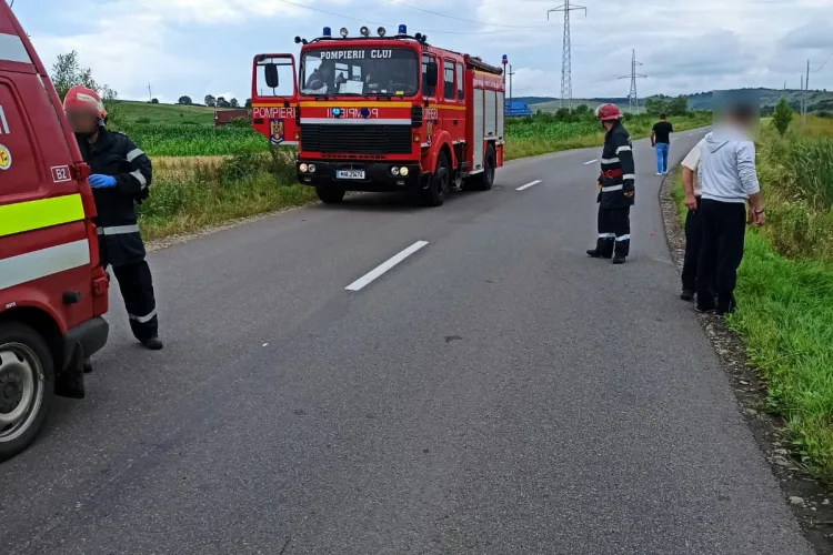 Accident cu o victimă la Aghireșu Fabrici. O femeie a ajuns la spital FOTO