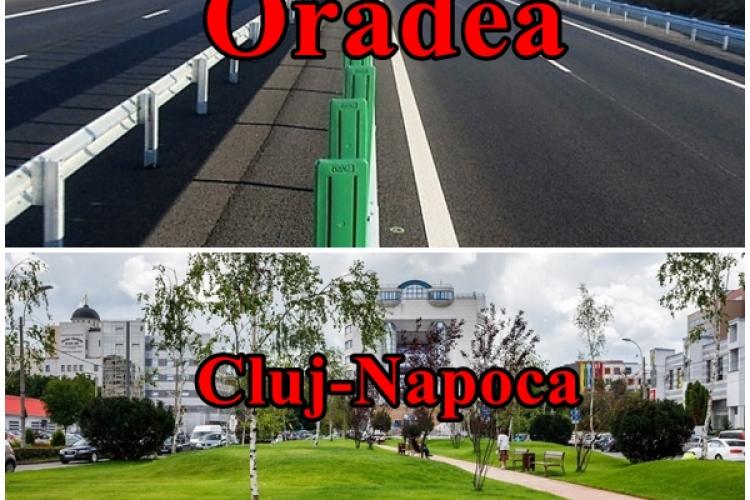 Clujul montează rulouri de iarbă și se laudă, Oradea face șosea la nivel de autostradă. Licitația a fost adjudecată: 134 de milioane de euro