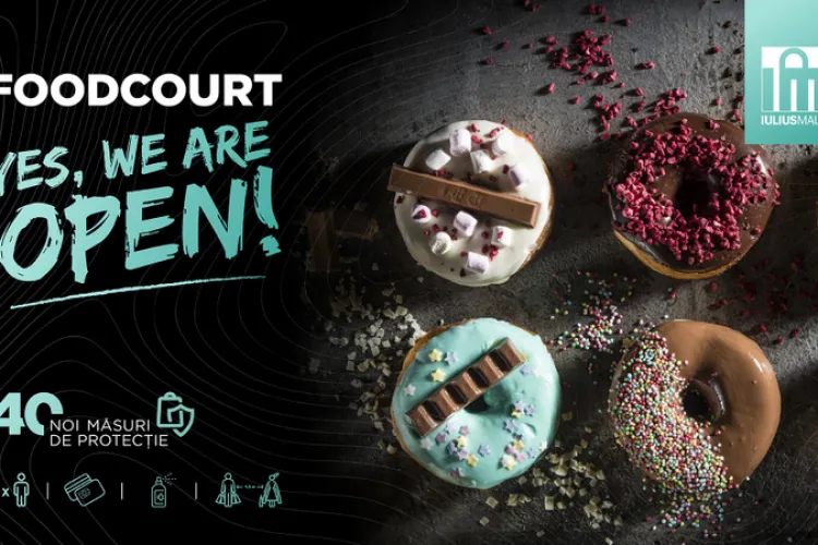 Zona Food Court, restaurantele și cafenelele din Iulius Mall Cluj s-au redeschis  (P)