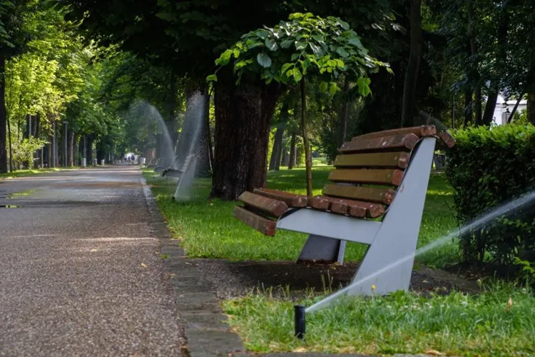 Sistem automatizat de irigații din Parcul Central a costat 1,2 milioane - FOTO