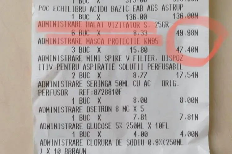 Mergi la consult în Cluj și plătești și halatul și masca doctorului: 600 de lei - FOTO   
