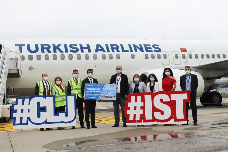 Se reiau zborurile Turkish Airlines de la Cluj-Napoca spre Istanbul