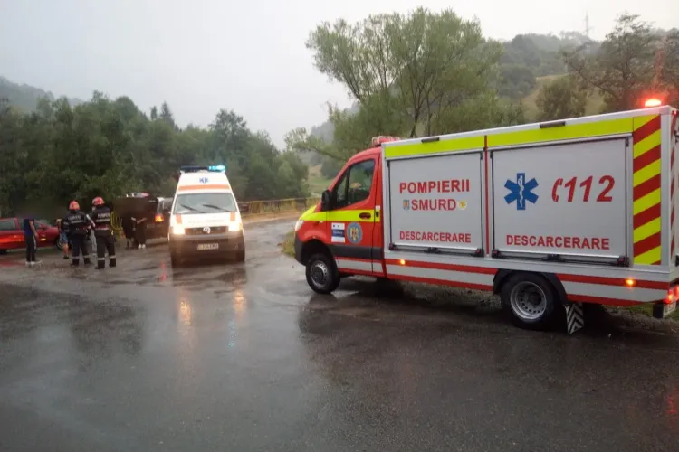 ATV rasturnat la Cluj. Șoferul și-a fracturat coloana - VIDEO