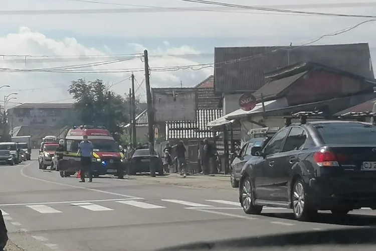 Accident în Apahida cu trei mașini - FOTO