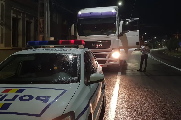 Razie de amploare la Huedin. Câte amenzi s-au dat în doar câteva ore