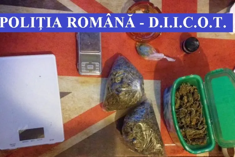 Aproape 40 de percheziții în Cluj, la o grupare de traficanți de droguri. 12 persoane au ajuns în arest FOTO