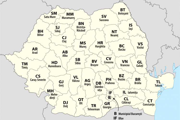 Clujul, pe locul 3 în topul județelor cu cele mai multe cazuri noi de coronavirus