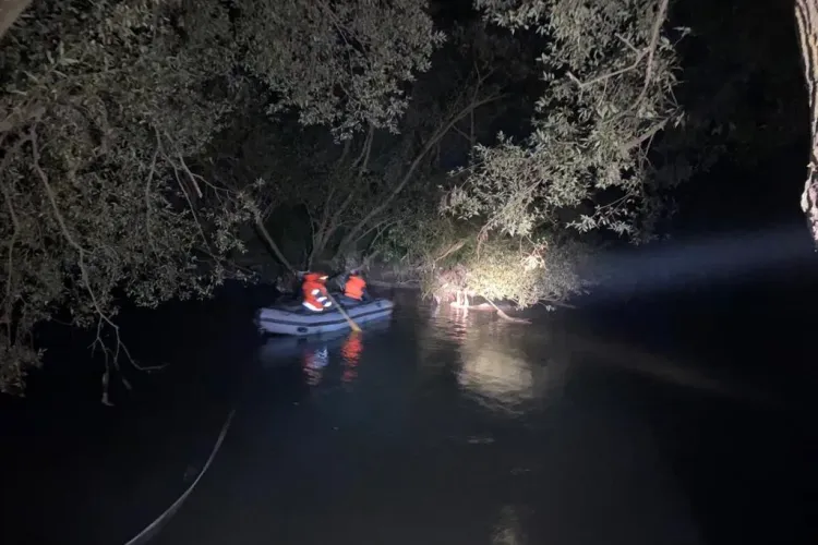 Clujean salvat de la înec din Someș. A stat zeci de minute prins de crengile unui copac FOTO