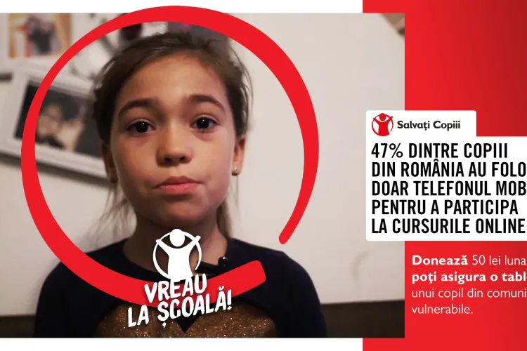 Organizaţia Salvaţi Copiii a cumpărat 500 de tablete pentru elevi   