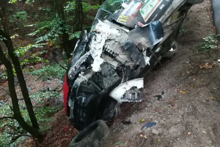 Accident la Transilvania Rally! Un pilot de curse a ajuns la spital FOTO