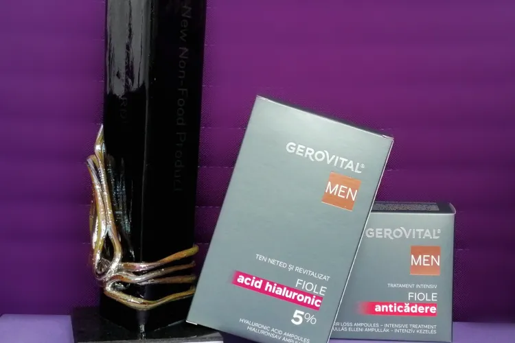 Fiolele Gerovital Men obțin titlul de „Best New Non-Food Product” la Progresiv Awards (P)