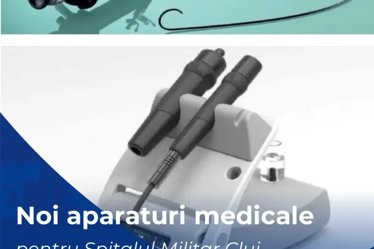 Aparate medicale de aproape 300.000 de lei pentrru Spitalul Militar din Cluj