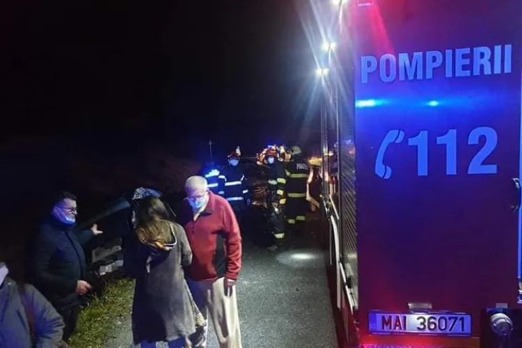 Pieton băut lovit de o mașină la Căianu-Vamă
