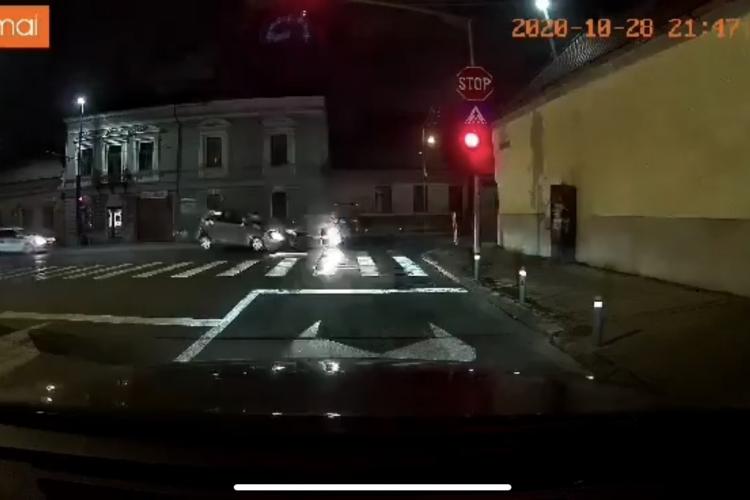 Accident filmat LIVE pe Moților VIDEO