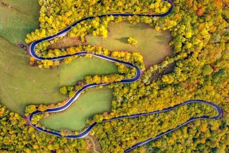 A fost asfaltat PROBABIL cel mai frumos drum de munte din județul Cluj - FOTO