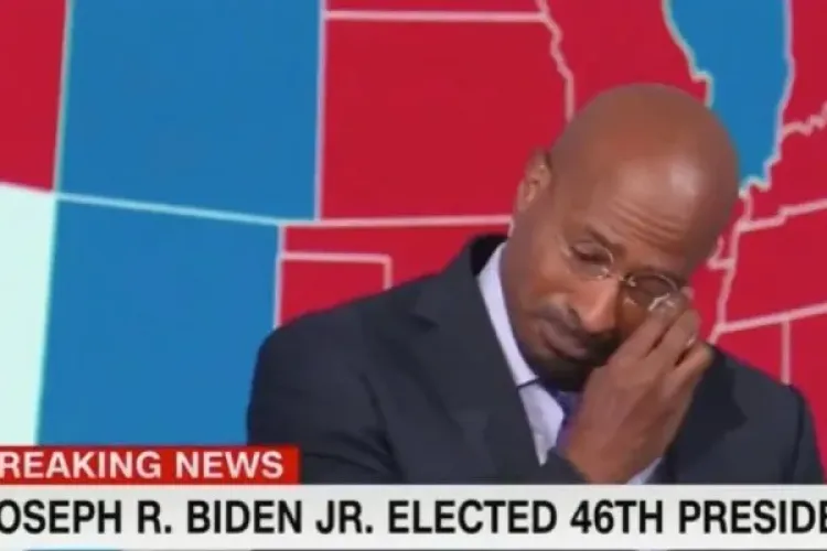 Un jurnalist CNN a izbucnit în lacrimi în direct după ce Joe Biden a câștigat alegerile prezidențiale din SUA VIDEO