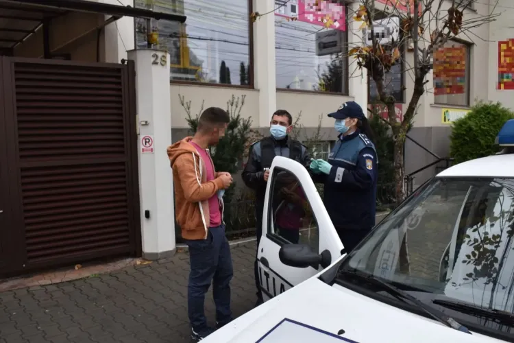 Razie de amploare la Dej pentru a verifica repsectarea măsurilor împotriva COVID-19. Câte amenzi s-au dat FOTO