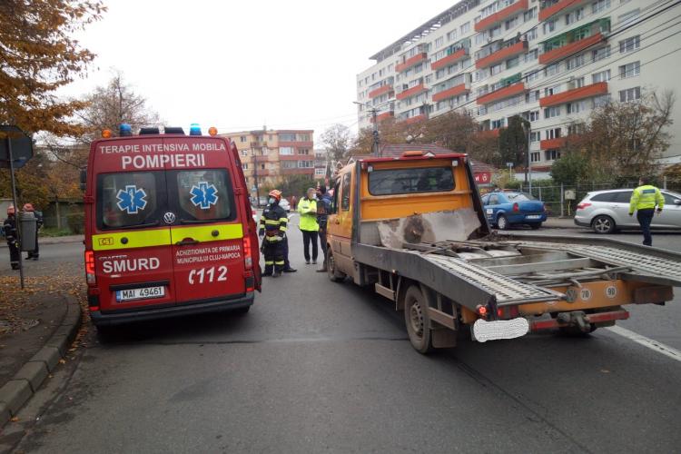 Pieton de 90 de ani lovit de mașină în Grigorescu. A ajuns la spital FOTO