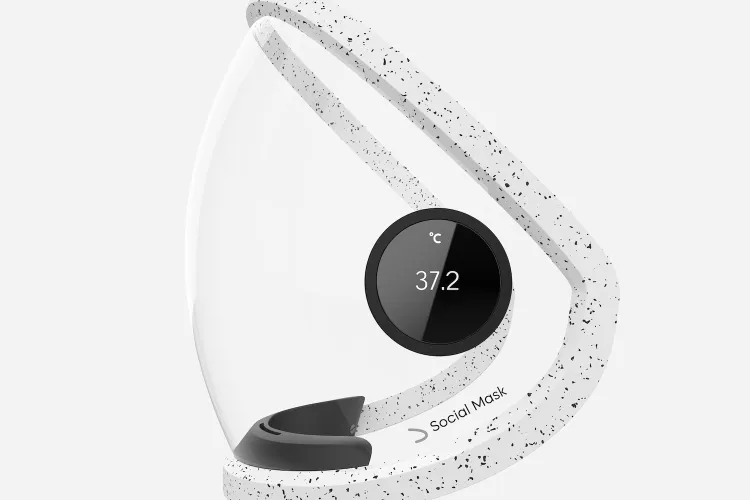 Un inginer clujean a inventat masca COVID-19 a viitorului, care detectează bolnavii din jur - FOTO