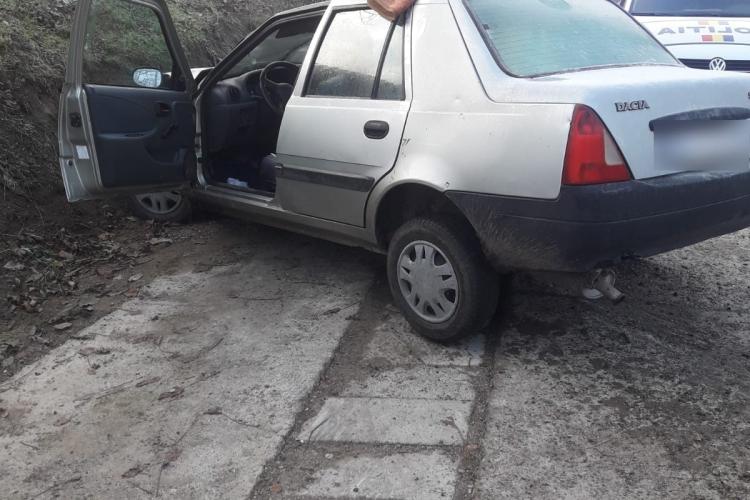 Accident între Apahida și Corpadea. Un șofer a pierdut controlul asupra volanului - FOTO