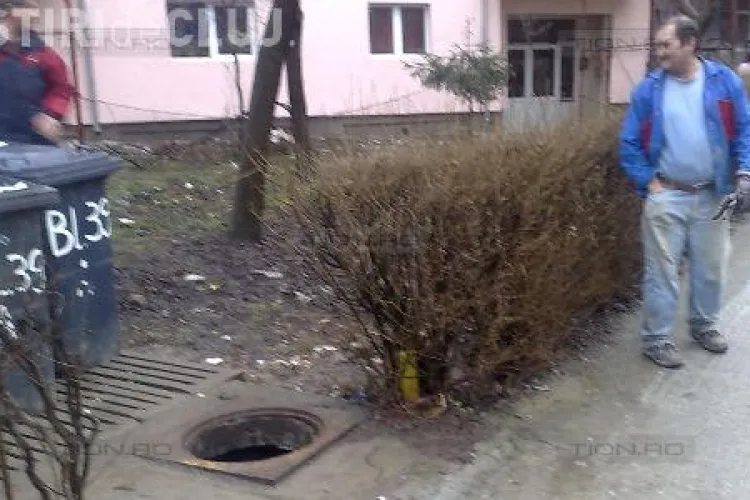 Record de furturi de capace de canal la Cluj-Napoca! 25 de capace de canal au fost furate  azi-noapte!