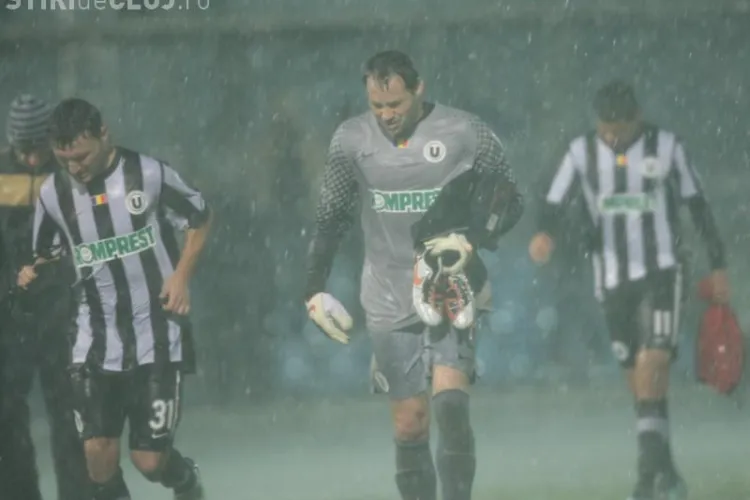 Primul amical al Universitatii Cluj din Antalya a fost intrerupt de furtuna