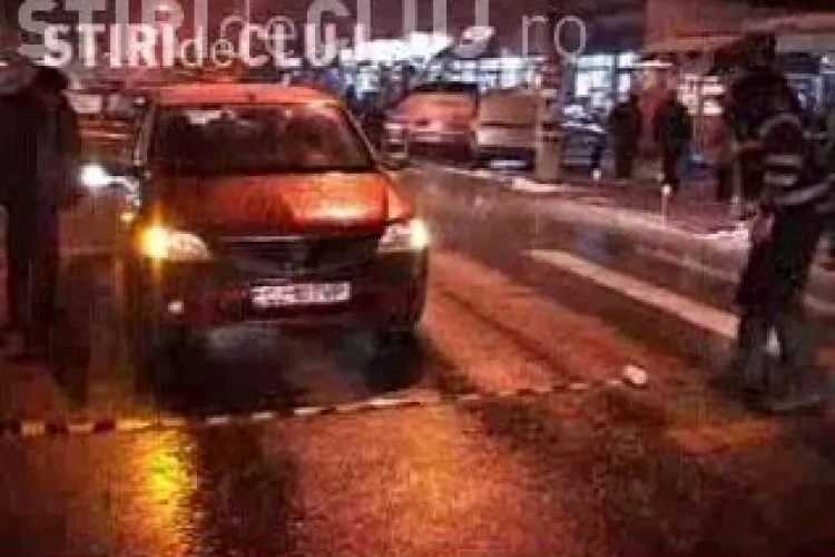 Accident pe strada Dambovitei din Cluj-Napoca! O tanara a fost lovita de un taximetru pe  trecerea de pietoni! - VIDEO