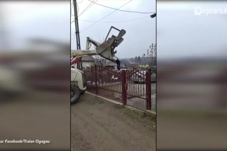 Răzbunarea unui primar față de un cetățean care depozita deșeuri ilegal! I-a aruncat gunoaiele în curte VIDEO