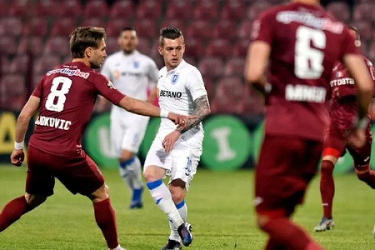 Doar un egal pentru CFR Cluj în duelul cu Craiova