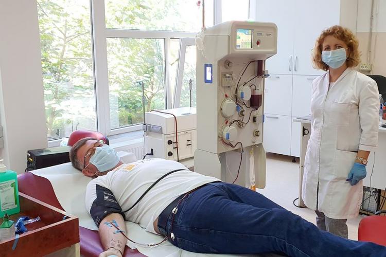 Aparat de plasmafereză donat Clujului. Se poate dona plasmă la Centrul Regional de Transfuzie Sanguină Cluj