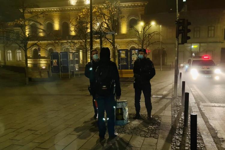 Razie de amploare la Cluj-Napoca. Câte persoane au fost amendate pentru că au ieșit din casă după ora 23.00